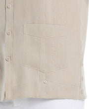 Linen Guayabera Shirt (Island Fossil) 