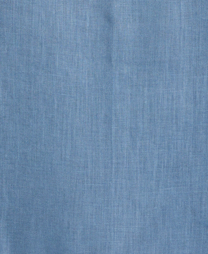 Linen Guayabera Shirt (Captains Blue) 