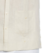 100% Linen Classic Guayabera Shirt - Long Sleeve (Whitecap Gray) 
