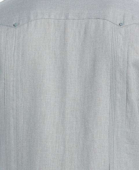 Linen Guayabera Shirt (Abyss) 