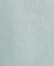 100% Linen Classic Guayabera Shirt - Long Sleeve (Blue Surf) 