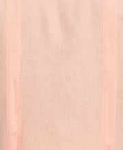 100% Linen Classic Guayabera Shirt - Long Sleeve (Peach Parfait) 