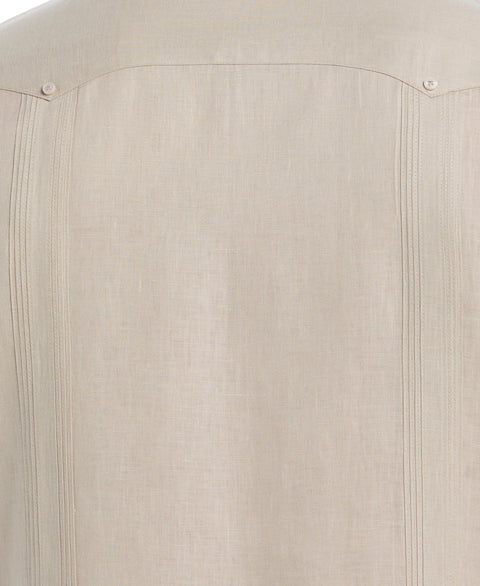 Linen Guayabera Shirt (Island Fossil) 