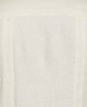 100% Linen Classic Guayabera Shirt - Long Sleeve (Whitecap Gray) 