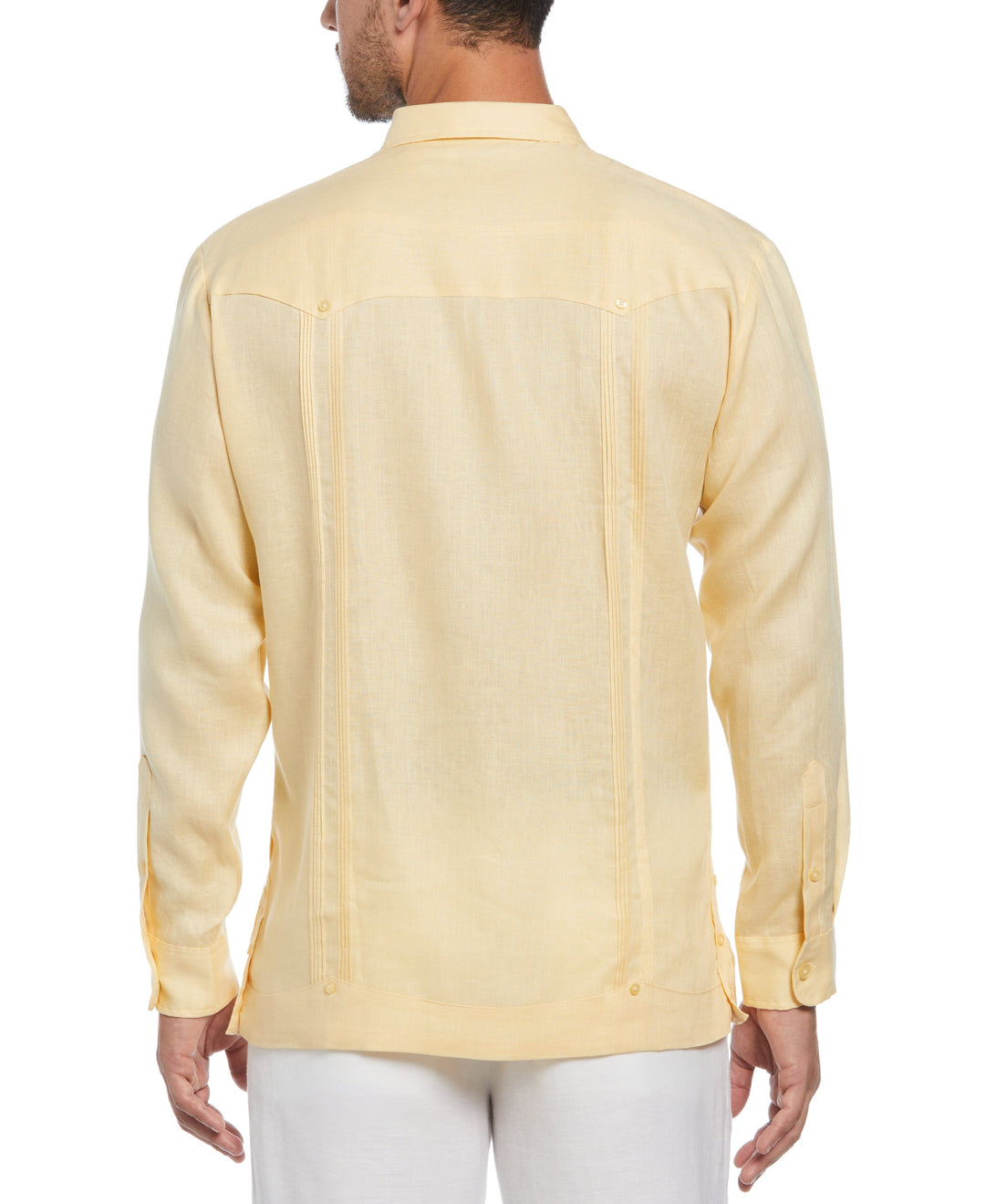 Big & Tall Linen Guayabera Shirt (Banana Crepe) 