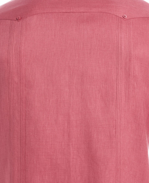 Linen Guayabera Shirt (Mauvewood) 