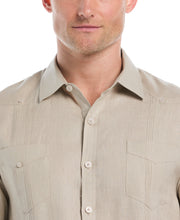 Linen Guayabera Shirt (Island Fossil) 