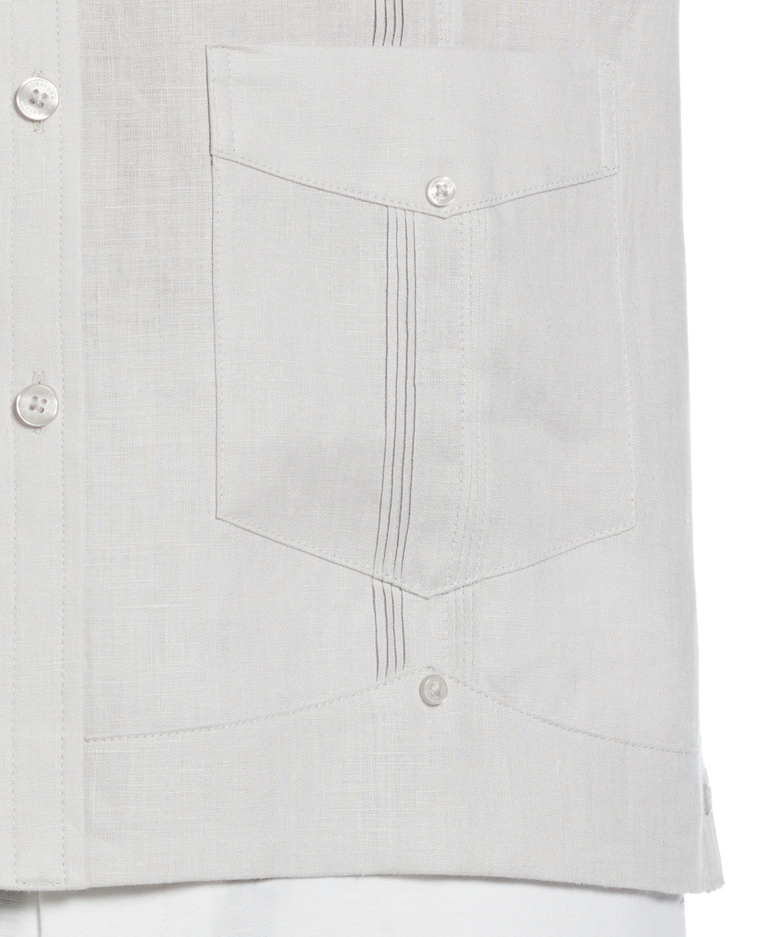 Linen Guayabera Shirt (Micro Chip) 