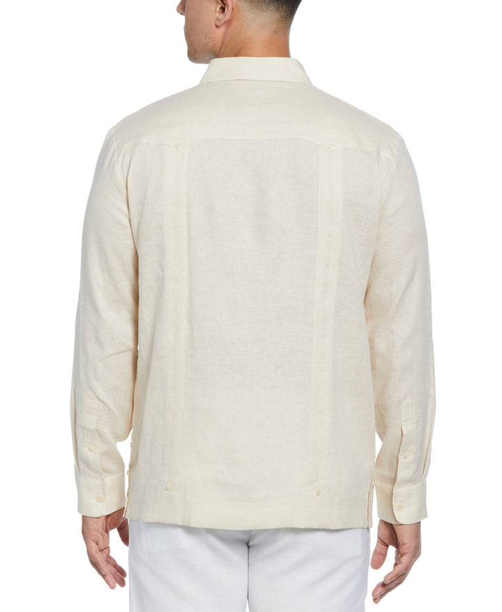 Linen Guayabera Shirt (Whitecap Gray) 