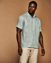 100% Linen Classic Guayabera Shirt - Short Sleeve-Guayaberas-Cubavera