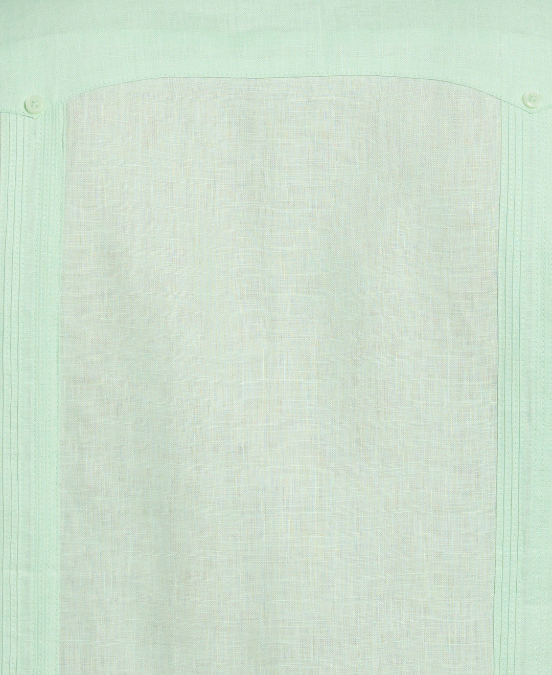 Linen Short Sleeve Guayabera Shirt (Pastel Green) 