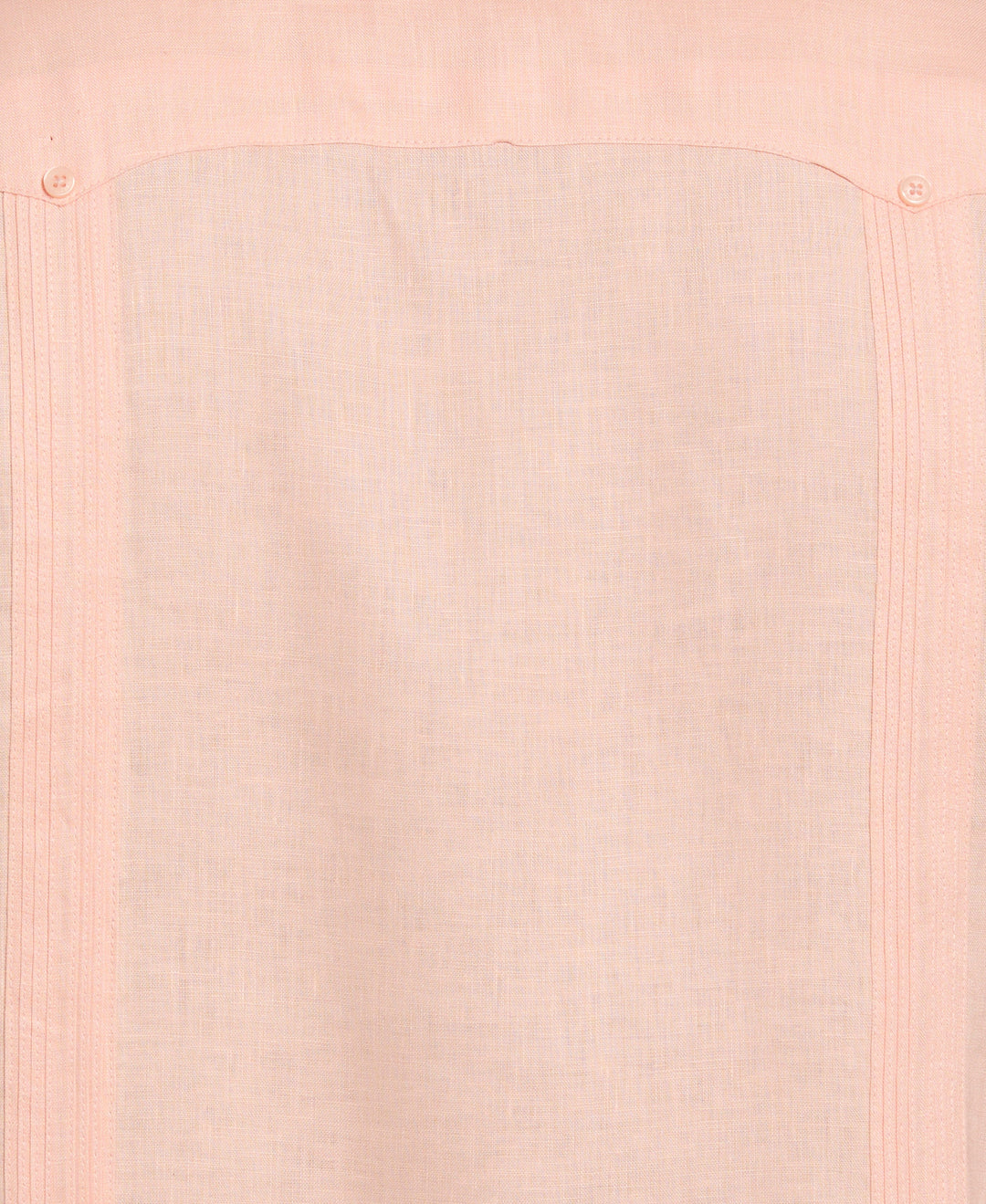 Linen Short Sleeve Guayabera Shirt (Peach Parfait) 