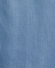 100% Linen Classic Guayabera Shirt - Short Sleeve (Captains Blue) 