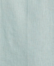 100% Linen Classic Guayabera Shirt - Short Sleeve (Blue Surf) 