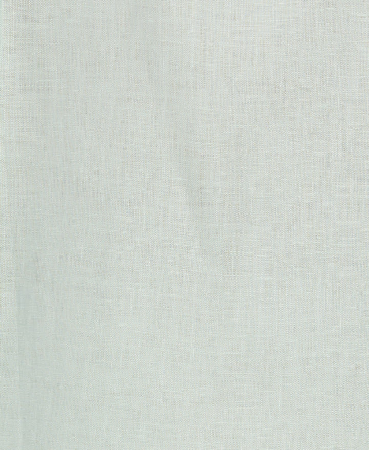 Linen Four-Pocket Guayabera Shirt (Aqua Foam) 