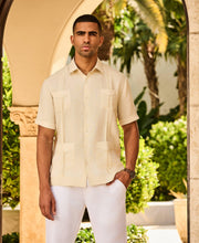 100% Linen Four-Pocket Guayabera Shirt-Guayaberas-Cubavera