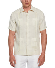 Linen Four-Pocket Guayabera Shirt (Turtledove) 