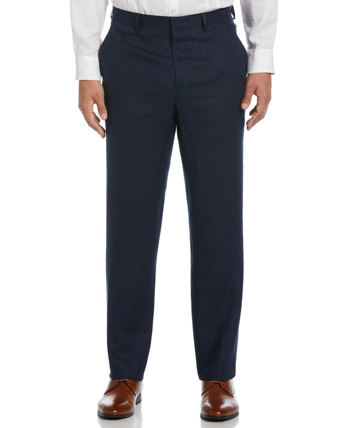 100% Linen Navy Suit-Suit Set-Fast Bundle