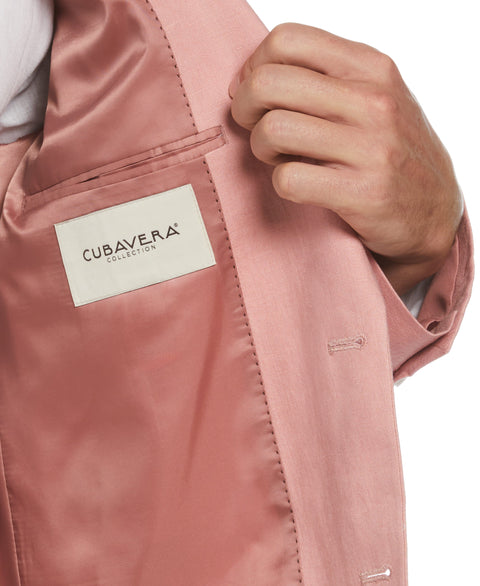 100% Linen Single-Breasted Sport Coat (Quartz Pink) 