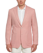 100% Linen Single-Breasted Sport Coat (Quartz Pink) 