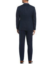 100% Linen Single-Breasted Suit Jacket (Navy) 