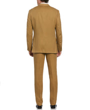100% Linen Single-Breasted Suit Jacket (Tan) 