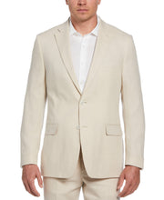 100% Linen Single-Breasted Suit Jacket (Oatmeal) 