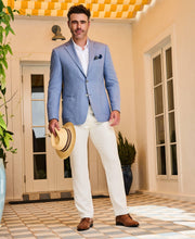 100% Linen Solid Flat Front Pant-Pants-Cubavera Collection