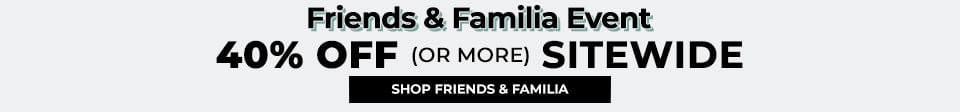 40% OFF (OR MORE) SITEWIDE + 20% OFF CLEARANCE WITH CODE CUFRIENDS20 - Shop Now