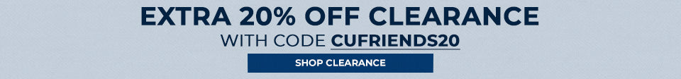 40% OFF (OR MORE) SITEWIDE + 20% OFF CLEARANCE WITH CODE CUFRIENDS20 - Shop Now