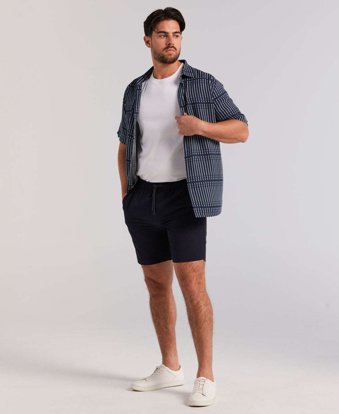 7" Drawstring Seersucker Short (Spellbound) 