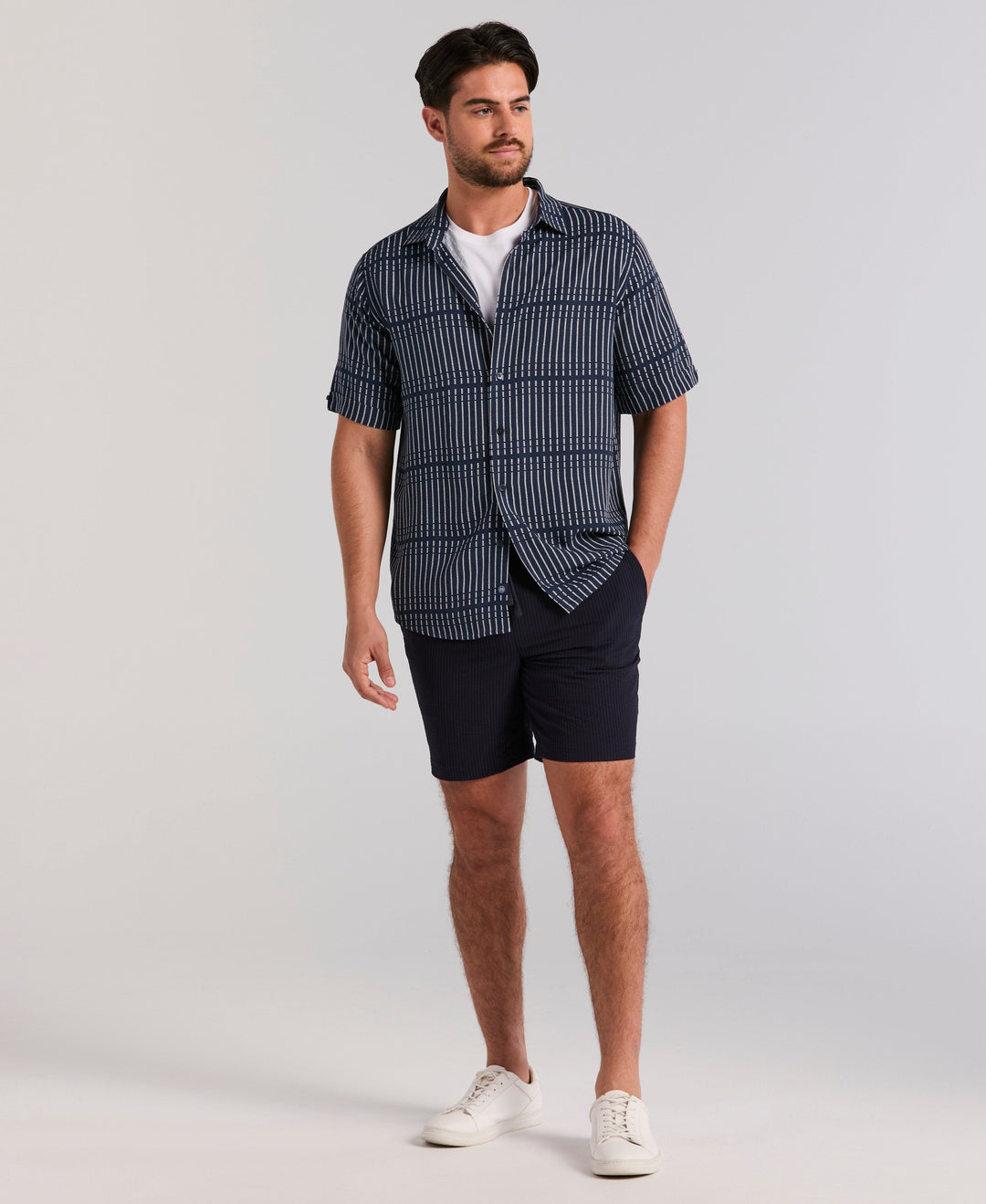 7" Drawstring Seersucker Short (Spellbound) 
