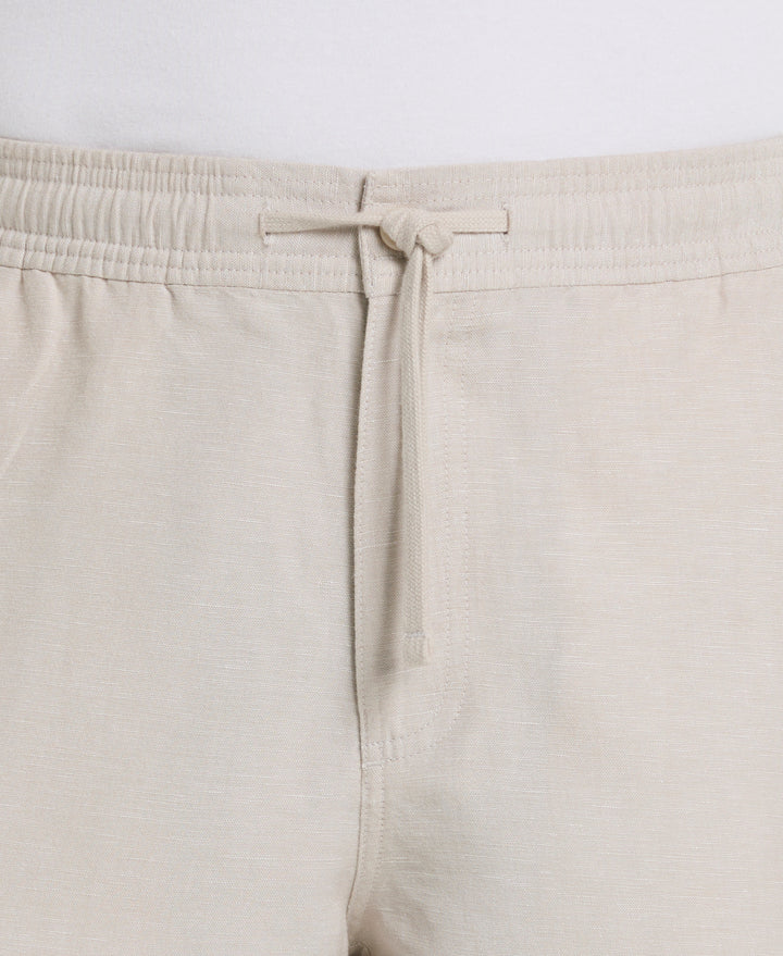 Linen Blend 8" Cargo Short (Island Fossil) 