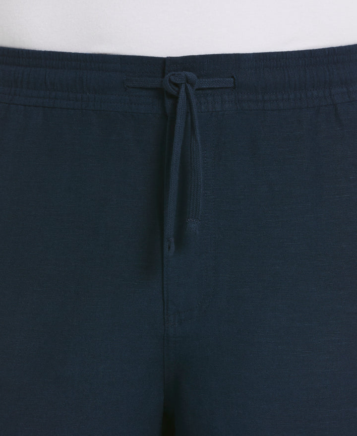 Linen Blend 8" Cargo Short (Dress Blues) 