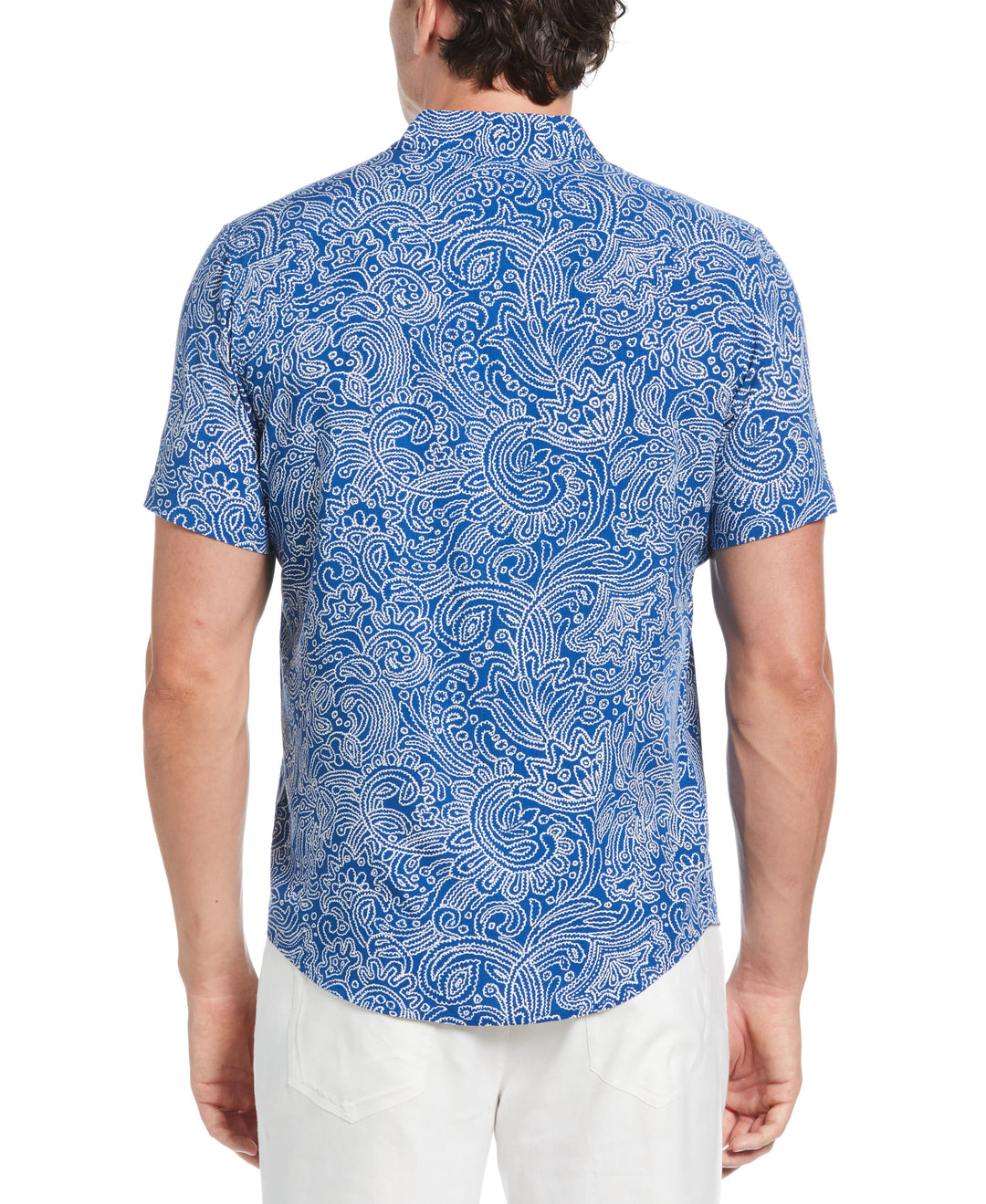 All-Over Paisley Print Shirt (Limoges) 