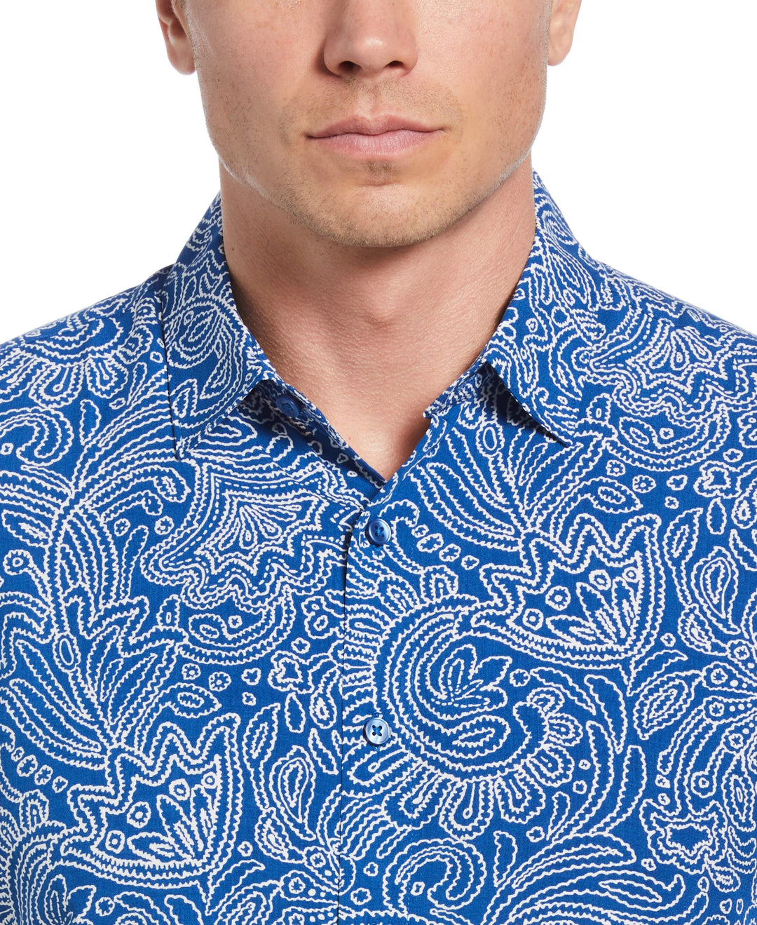 All-Over Paisley Print Shirt (Limoges) 