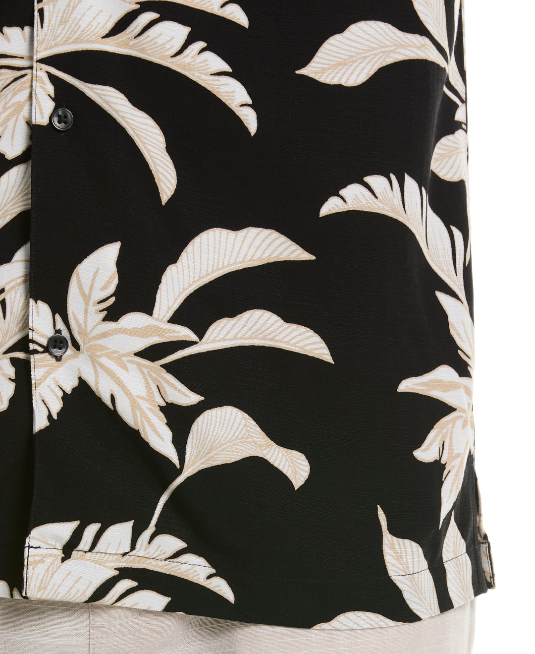 Tropical Print Shirt (Jet Black) 