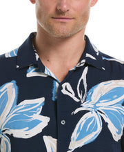 All-Over Tropical Print Shirt (Dress Blues) 