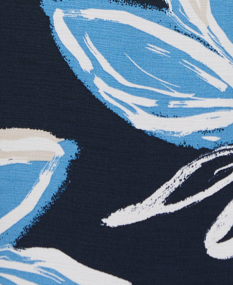 All-Over Tropical Print Shirt (Dress Blues) 