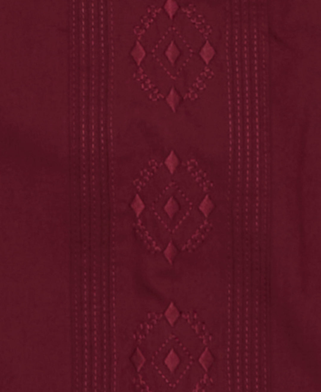 Camp Collar Guayabera Shirt (Cabernet) 