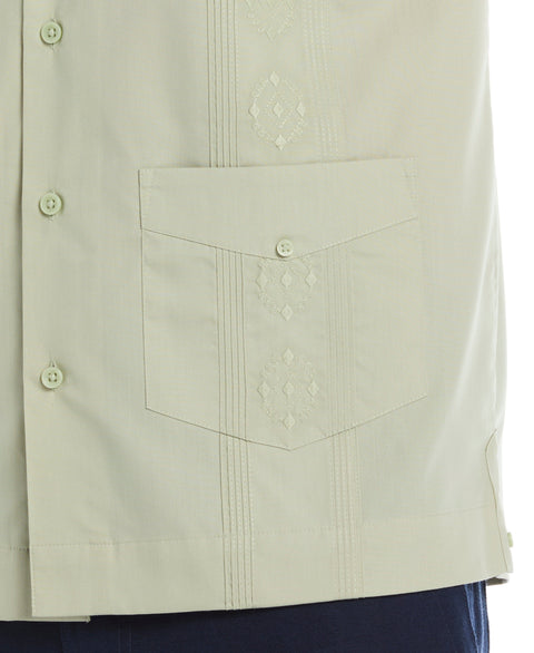 Camp Collar Guayabera Shirt (Reseda) 