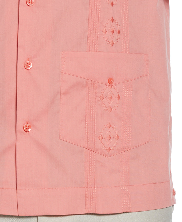 Camp Collar Guayabera Shirt (Lantana) 