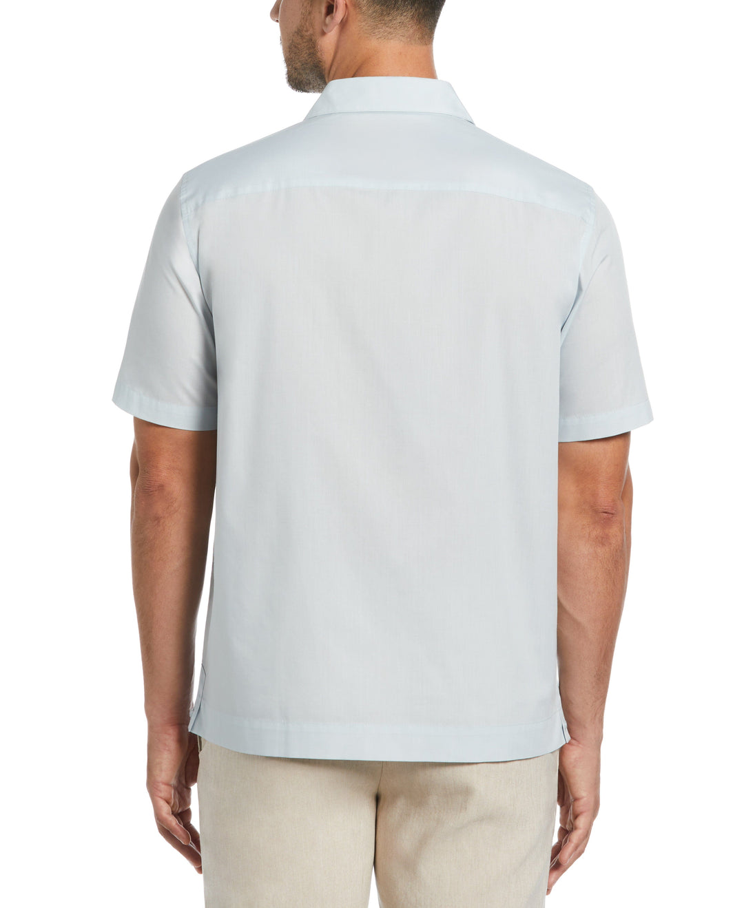 Camp Collar Guayabera Shirt (Ballad Blue) 