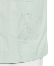 Authentic Embroidered Guayabera Shirt (Surf Spray) 
