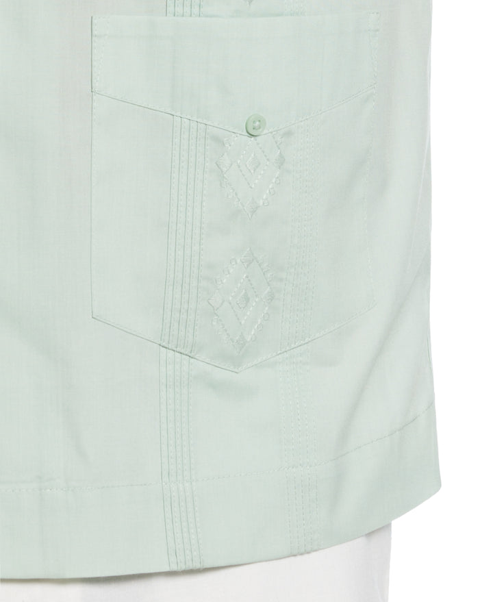 Camp Collar Guayabera Shirt (Surf Spray) 