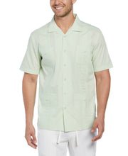 Embroidered Camp Collar Guayabera Shirt (Seacrest) 