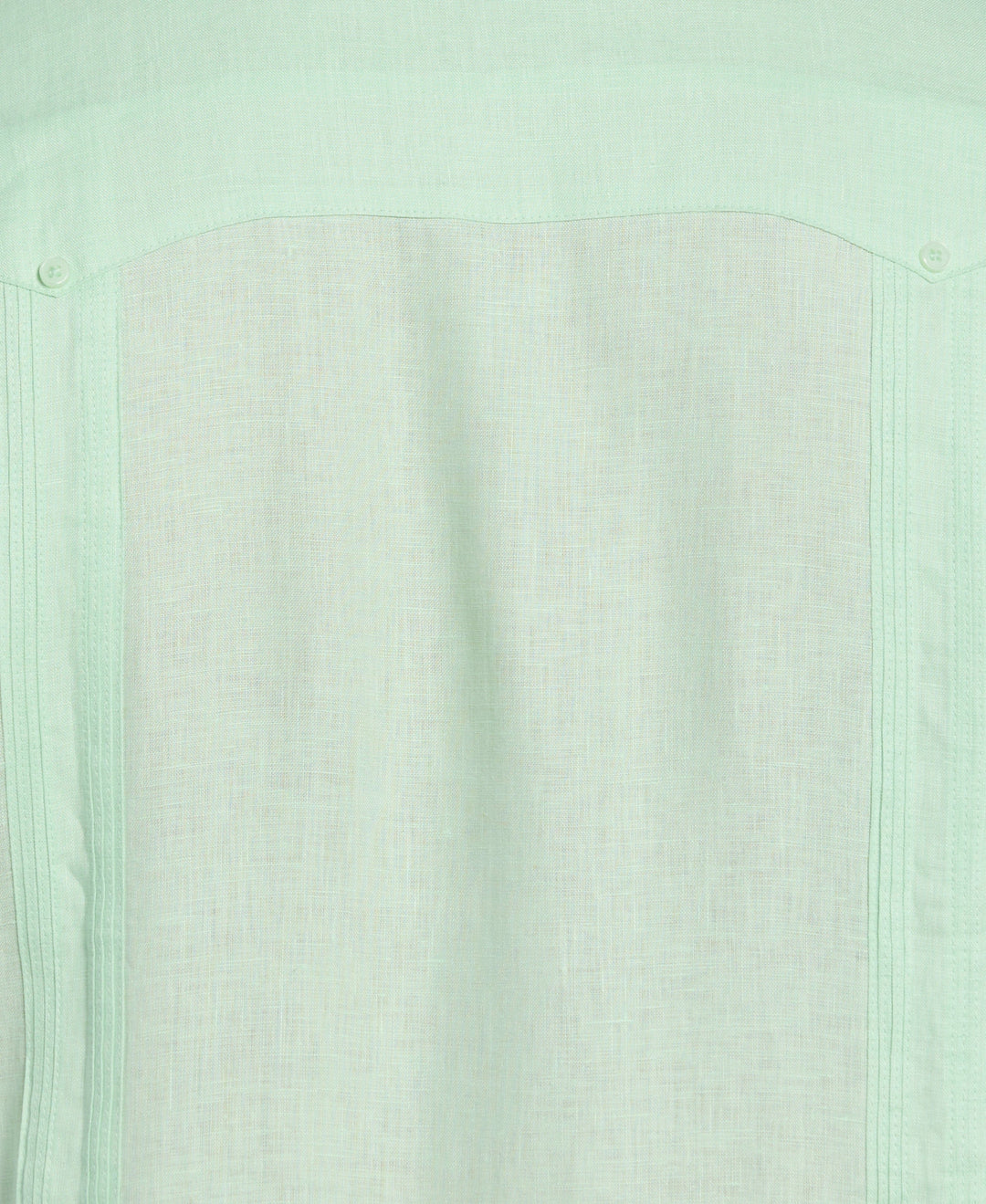 Big & Tall Linen Guayabera Shirt (Pastel Green) 