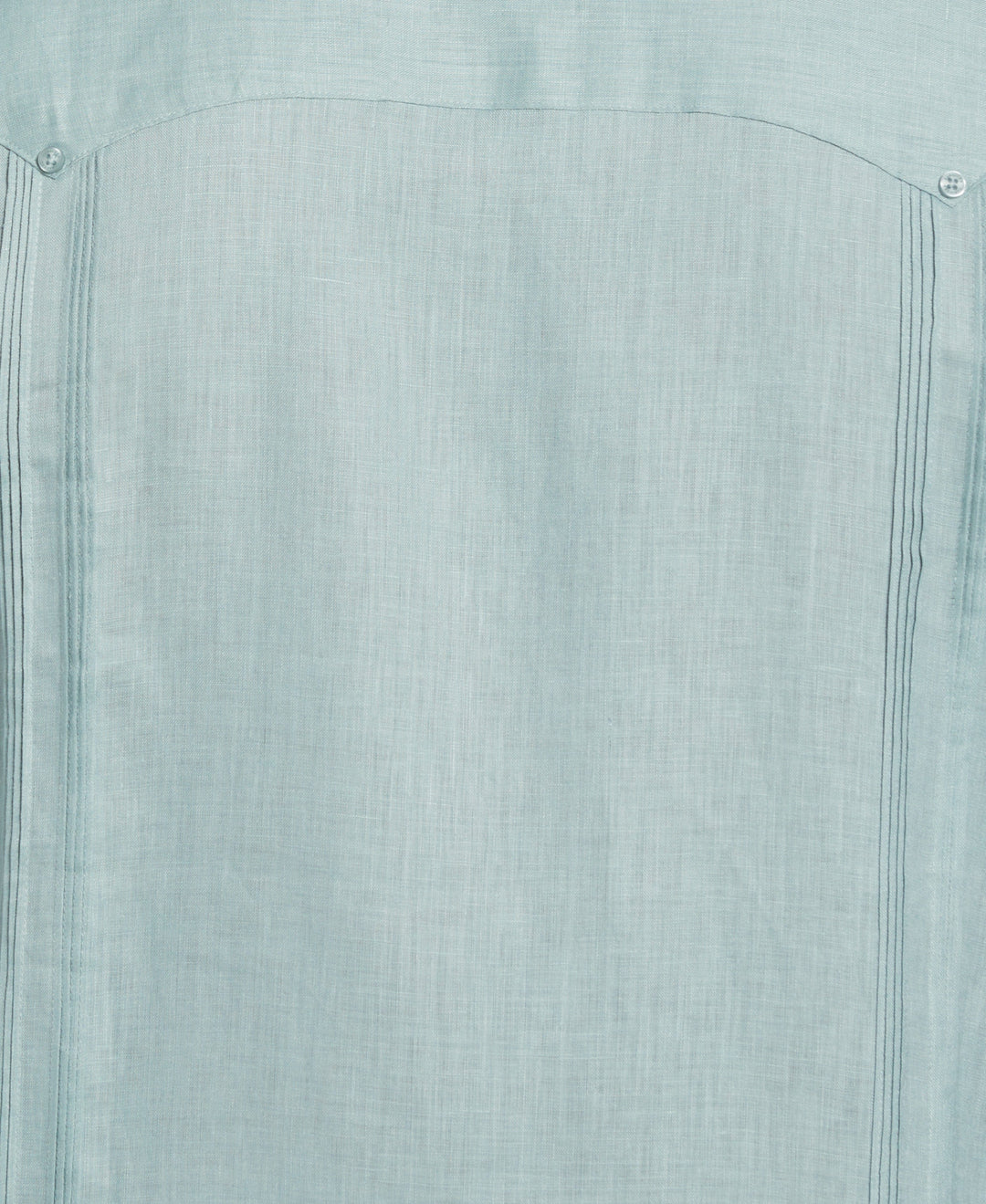 Big & Tall Linen Guayabera Shirt (Blue Surf) 