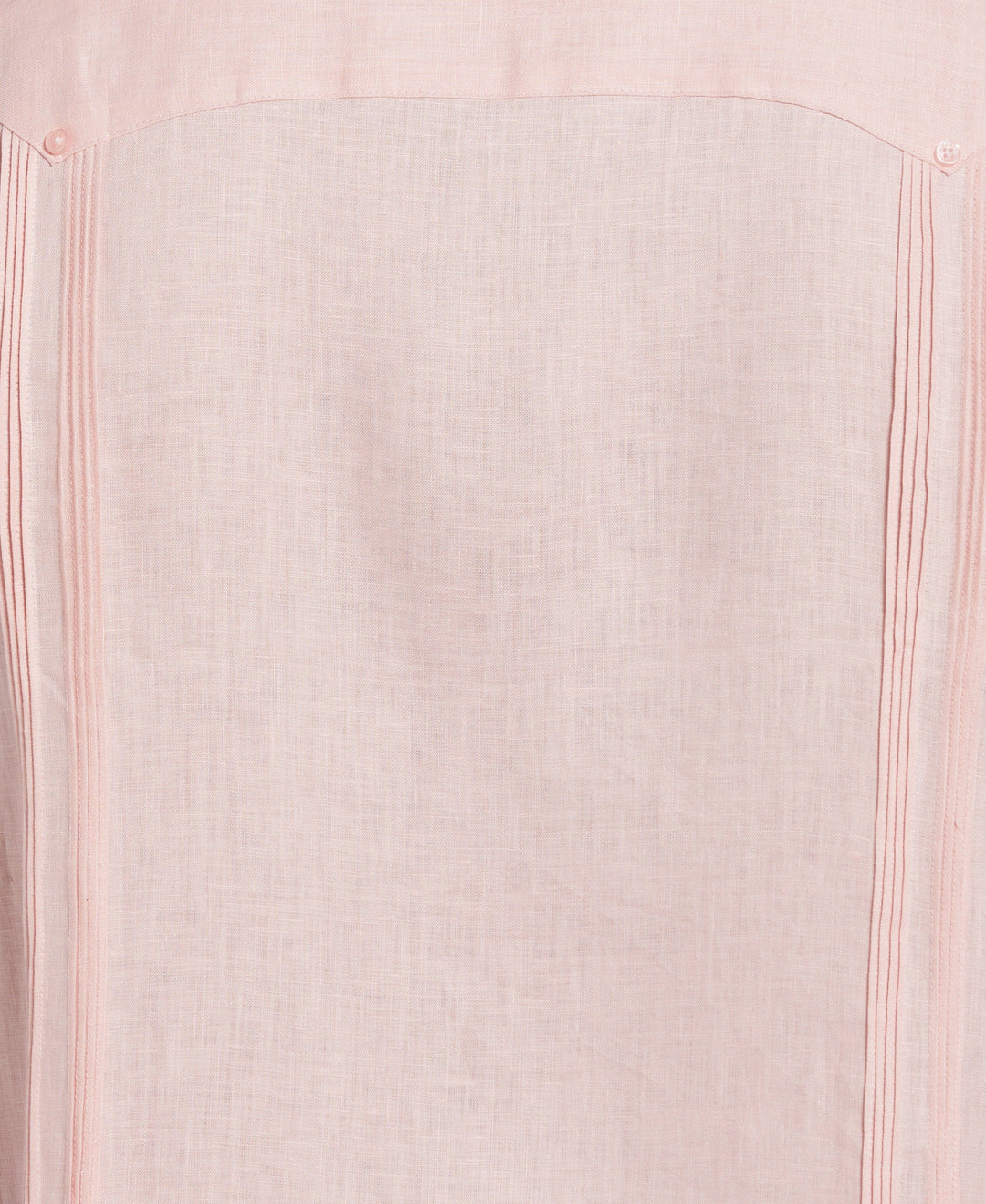 Big & Tall Linen Guayabera Shirt (Silver Pink) 