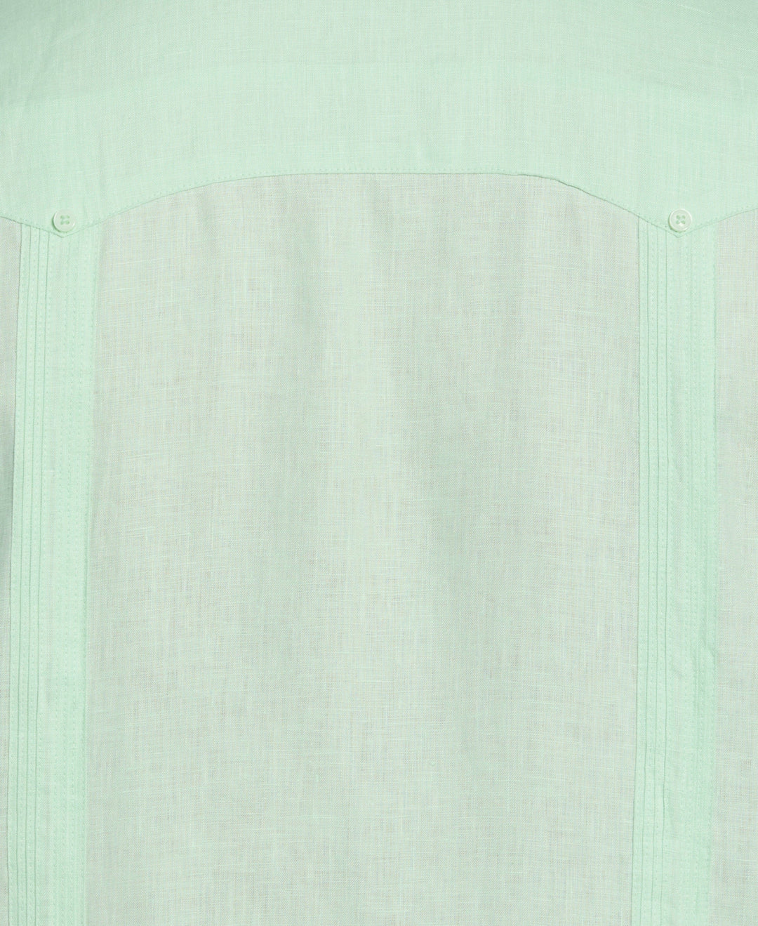 Linen Guayabera Shirt (Pastel Green) 